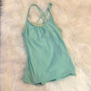 Teal workout tank